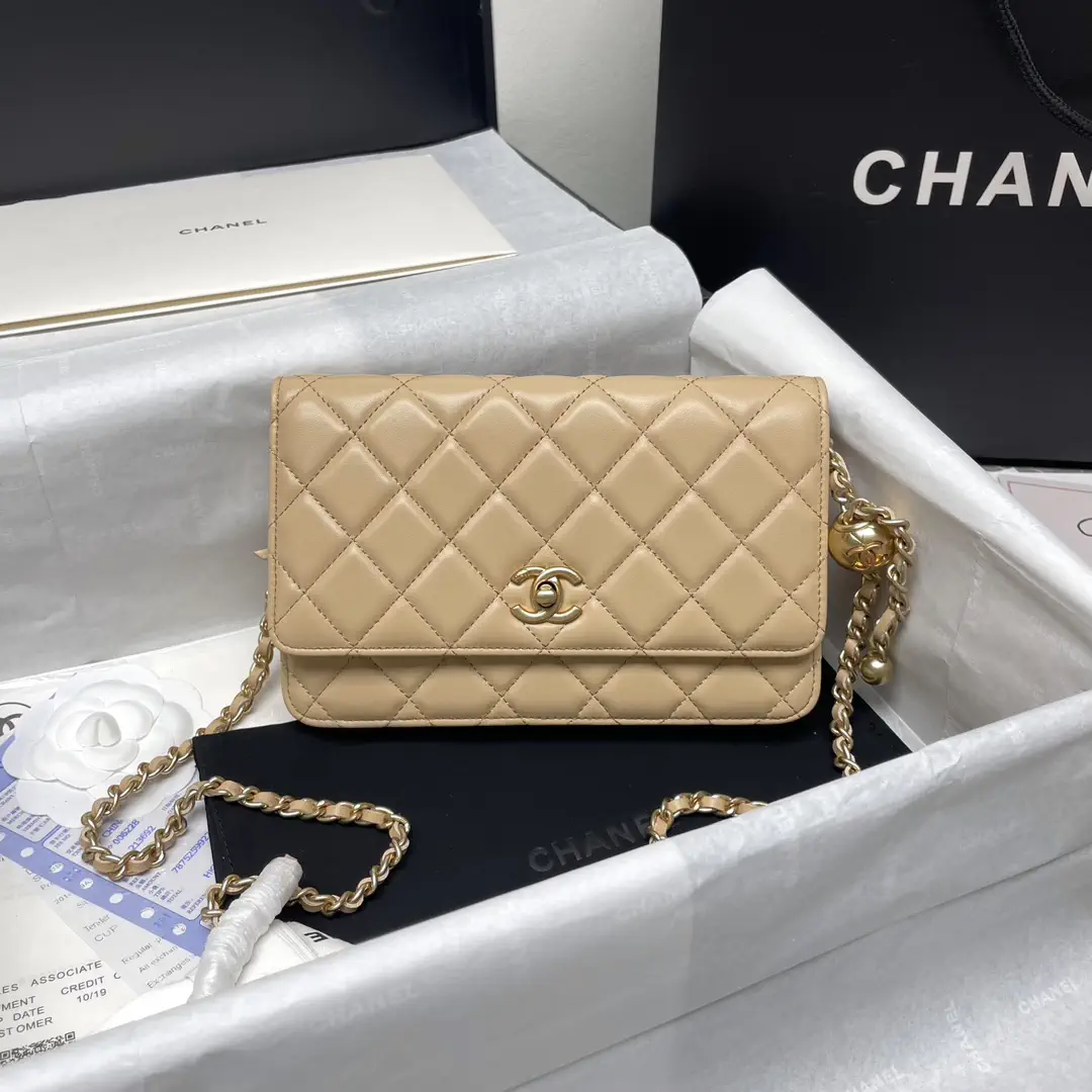 Chanel Quilted Wallet on Chain image 1