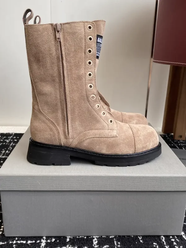 Balenciaga 25ss Fall Winter Faux Lace-up Martin Boots image 1