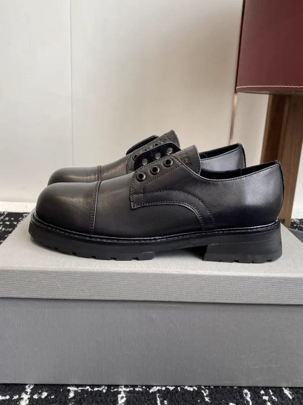 Balenciaga 25ss Faux Lace-Up Vintage Loafers image 1