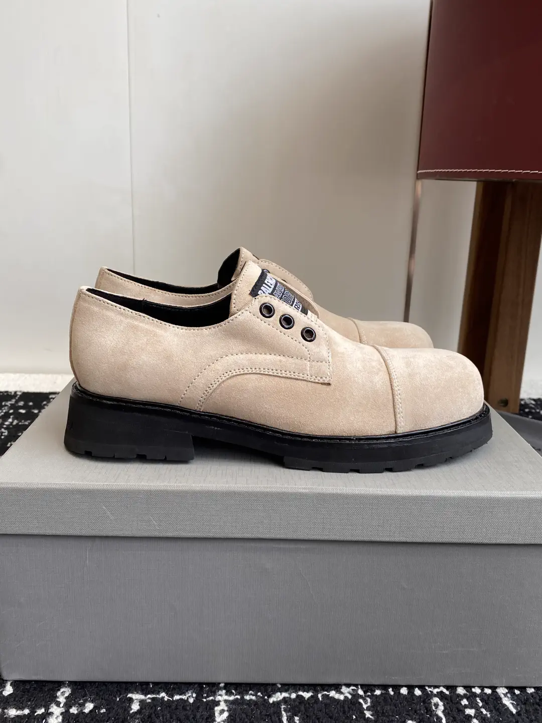 Balenciaga 25ss Fall Winter Fake Lace Loafers image 1