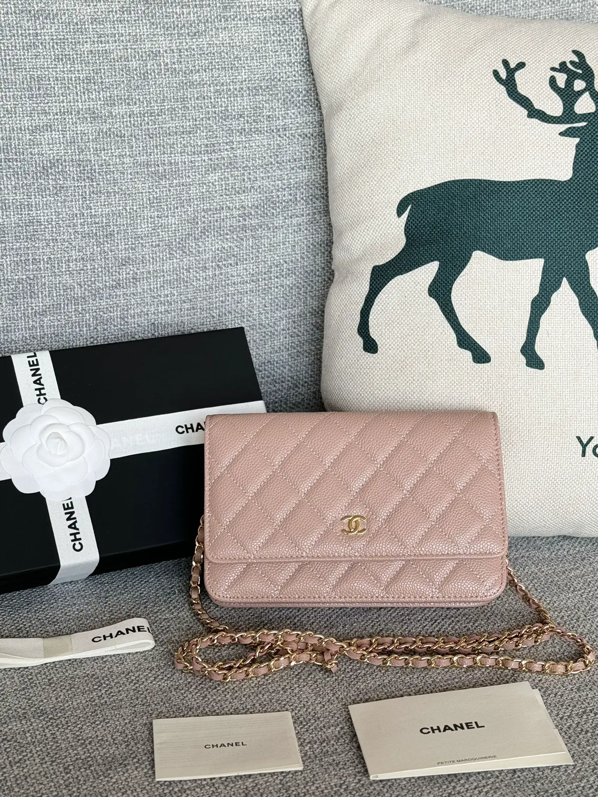 Chanel Quilted Wallet on Chain image 1