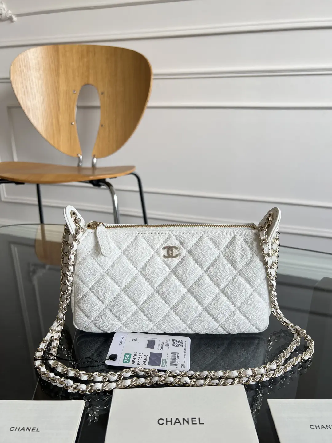 Chanel Quilted Chain Crossbody Bag image 1