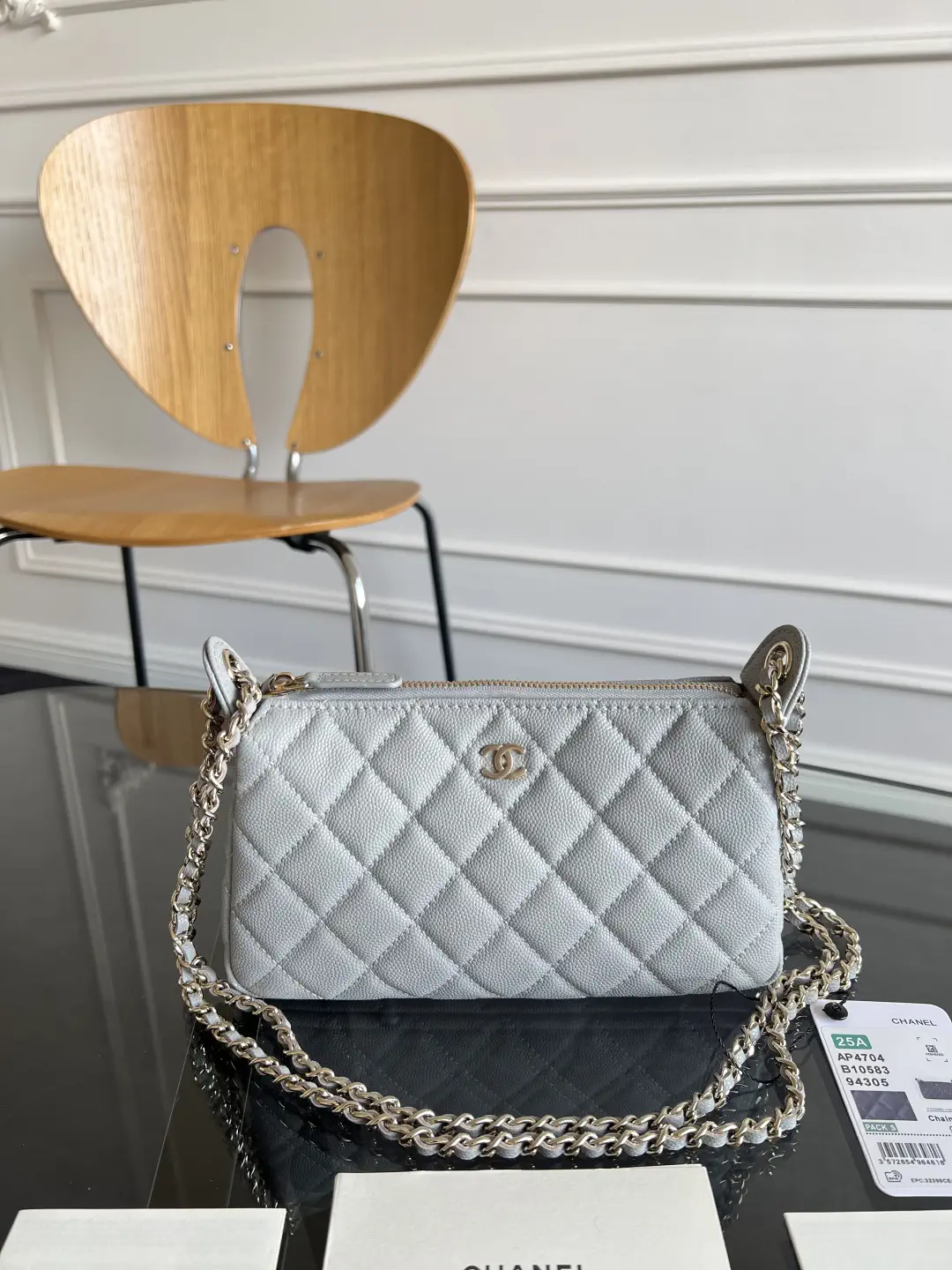 Chanel Quilted Chain Crossbody Bag image 1