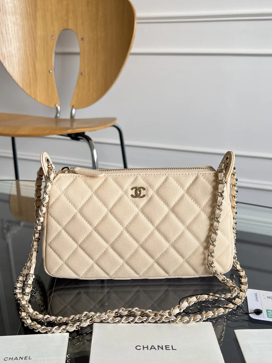 Chanel Quilted Chain Crossbody Bag image 1