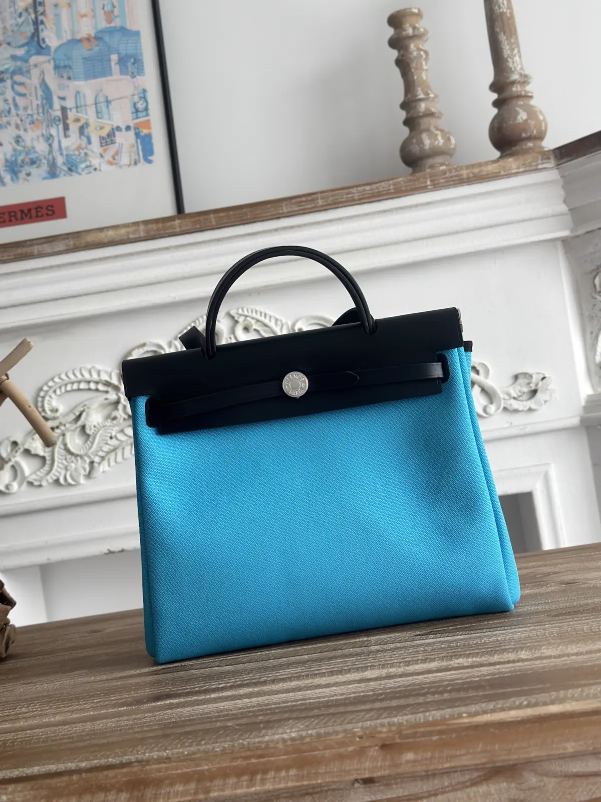 Hermès Canvas Top Handle Bag image 1