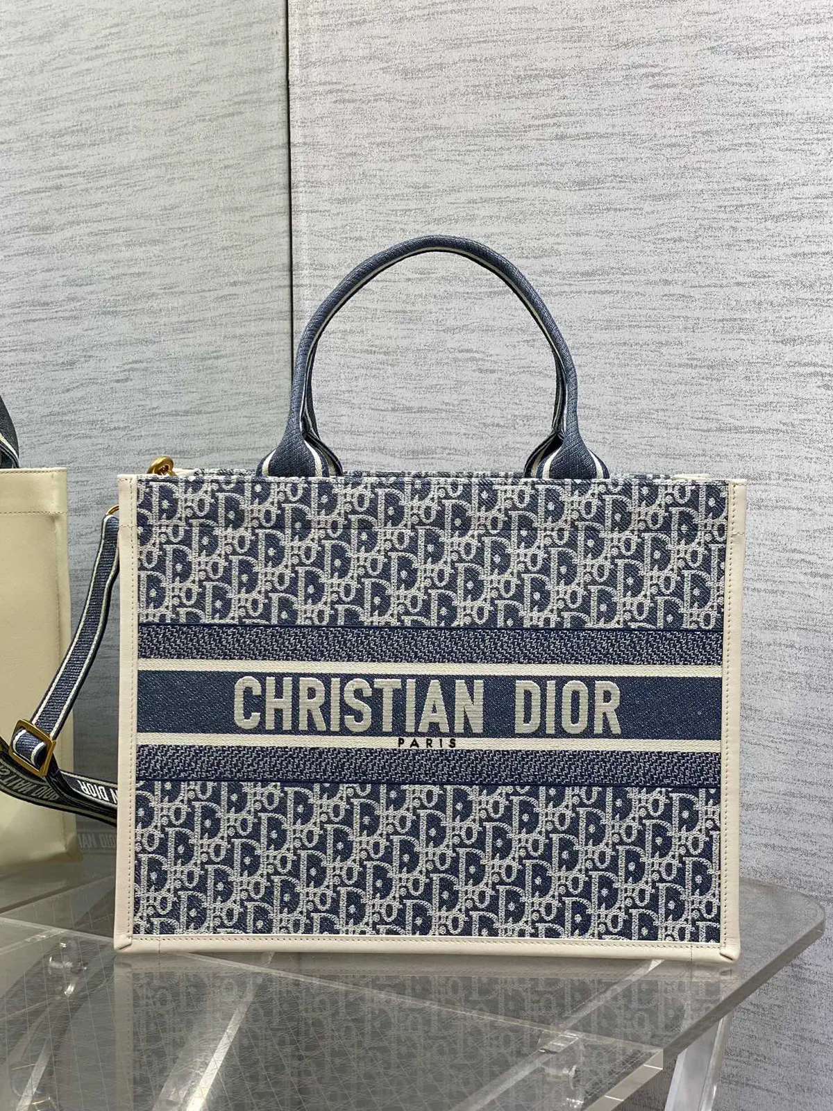 Dior Monogram Tote Bag image 1
