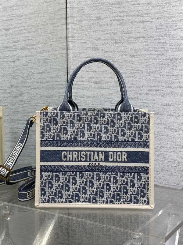 Dior Monogram Tote Bag with Detachable Strap image 1