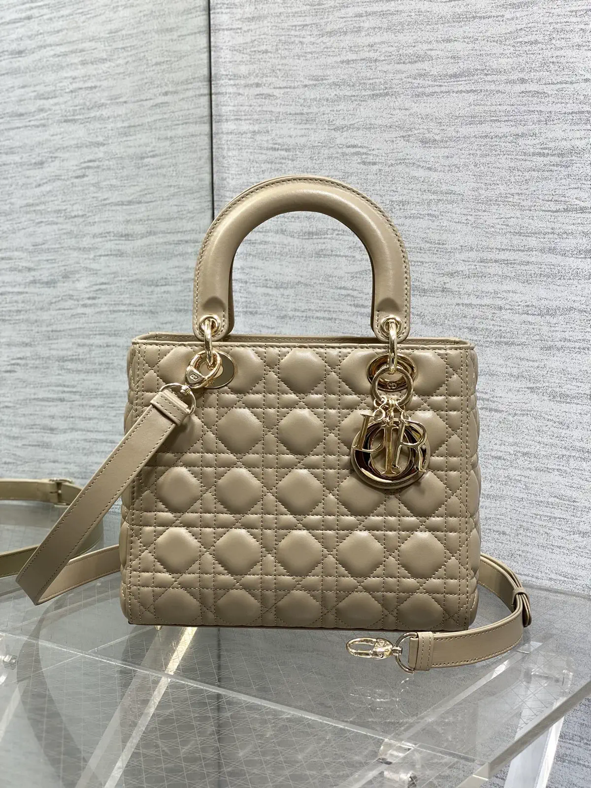 Dior Quilted Top Handle Bag image 1