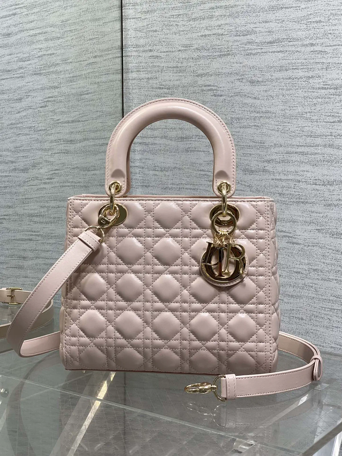 Dior Quilted Top Handle Bag image 1