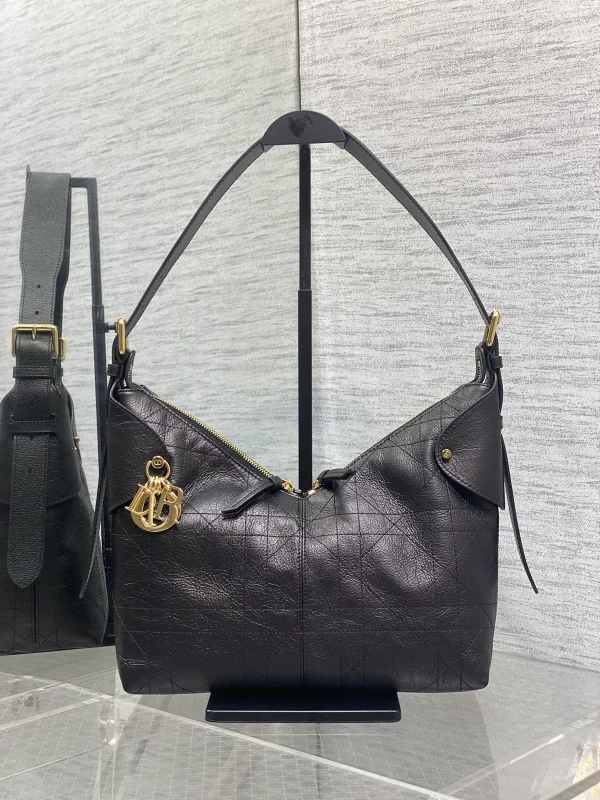 Dior Black Quilted Shoulder Bag image 1