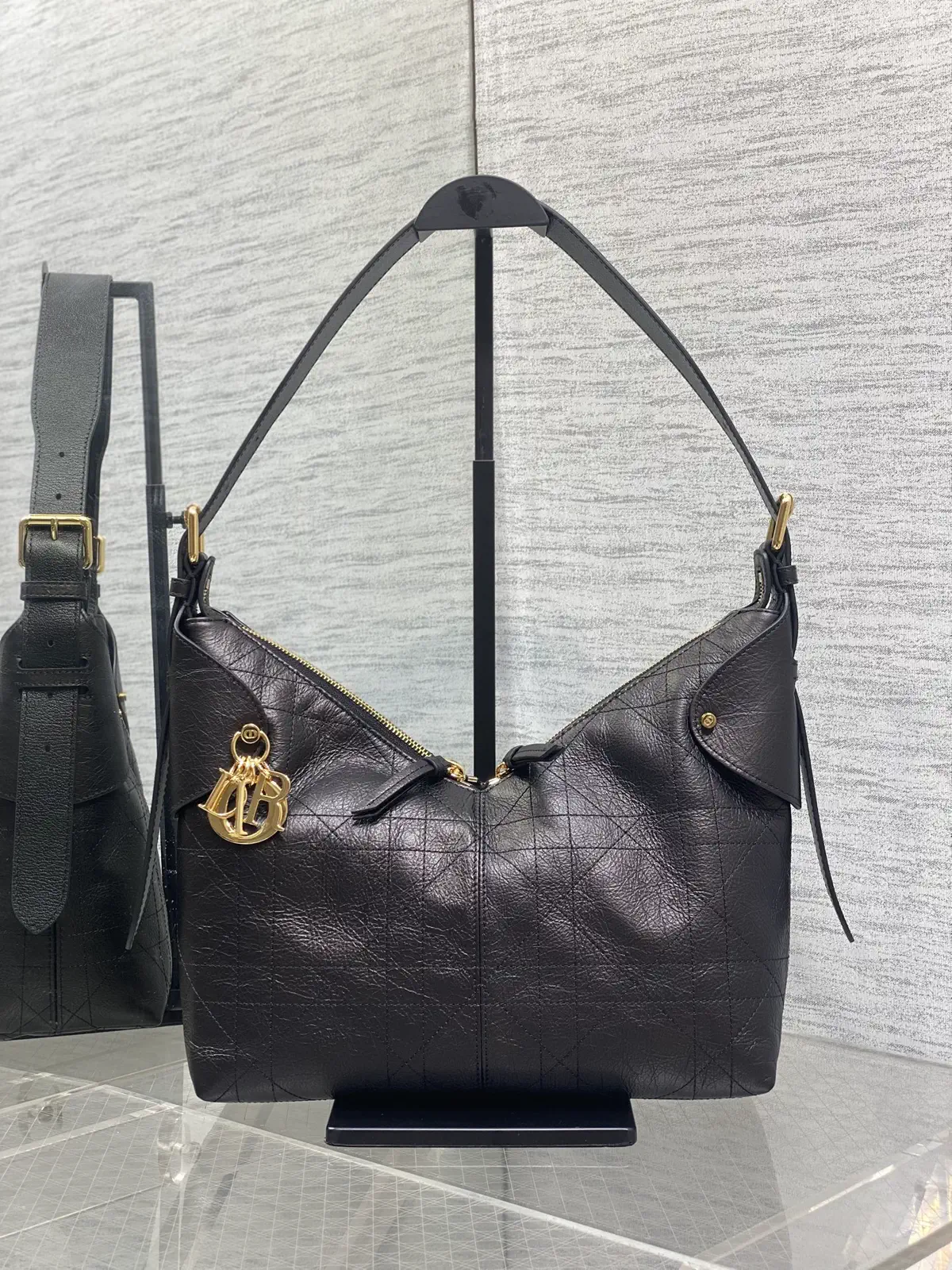 Dior Black Quilted Shoulder Bag image 1