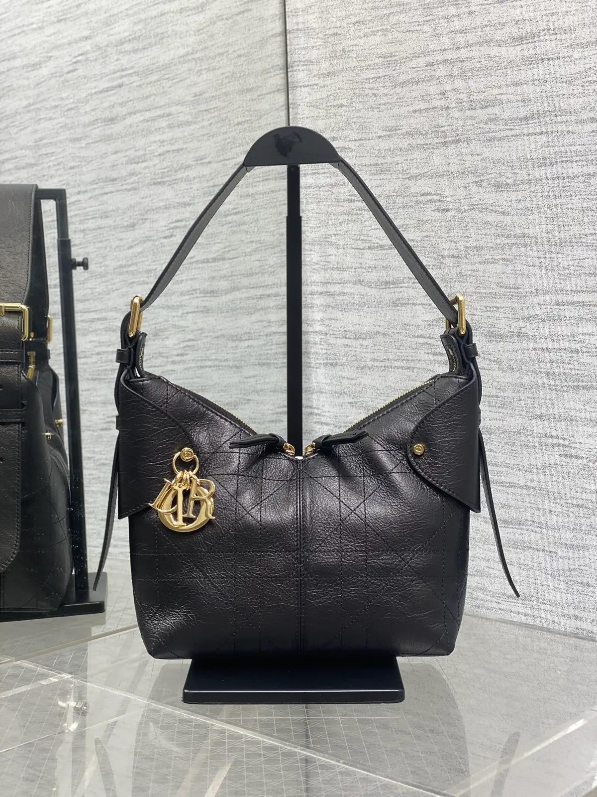 Dior Black Quilted Shoulder Bag image 1