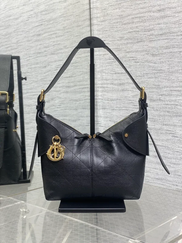 Dior Black Quilted Shoulder Bag image 1