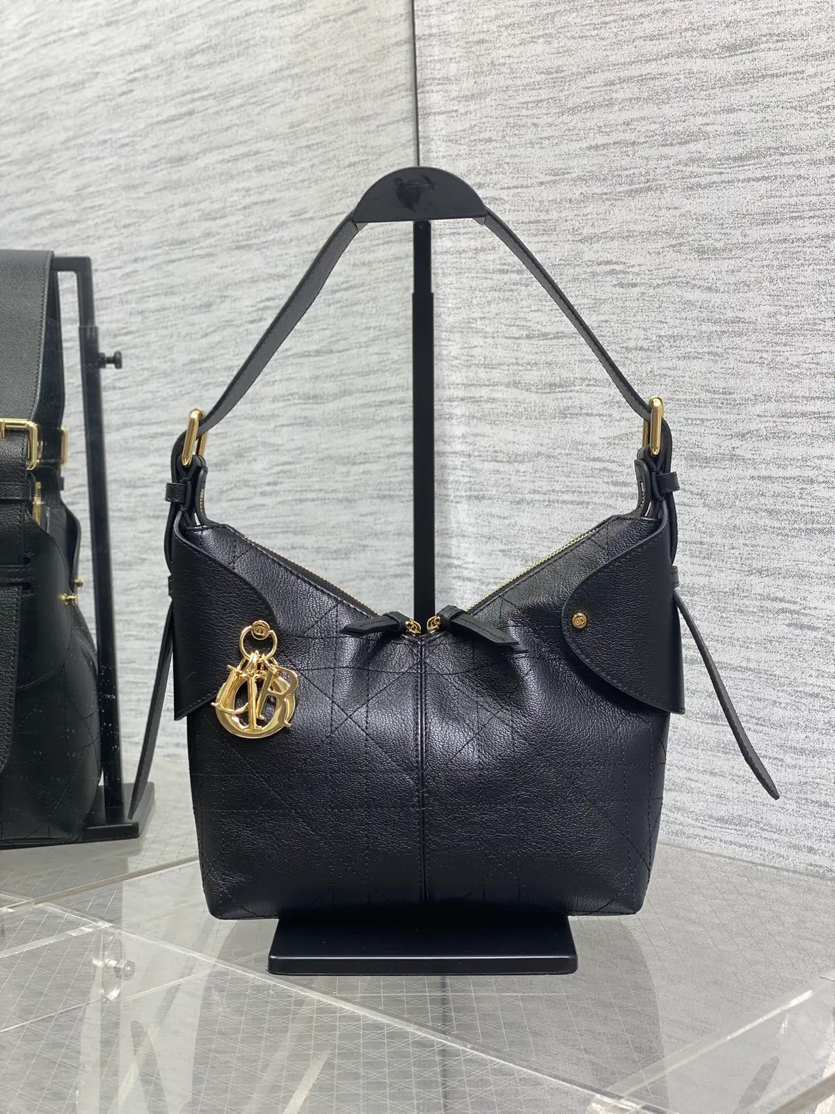 Dior Black Quilted Shoulder Bag image 1