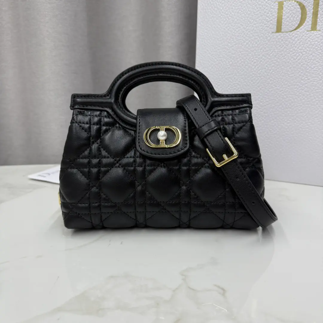 Dior Jolie Quilted Top Handle Bag image 1