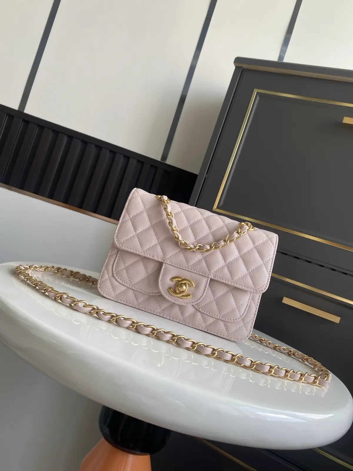 Chanel Quilted Double Pocket Chain Bag image 1
