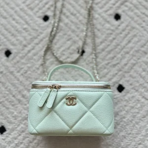 Chanel Quilted Vanity Bag with Chain Strap image 1