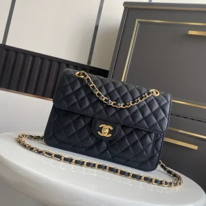 Chanel Black Quilted Double Pocket Flap Bag image 1