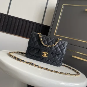 Chanel Black Quilted Double Pocket Flap Bag image 1