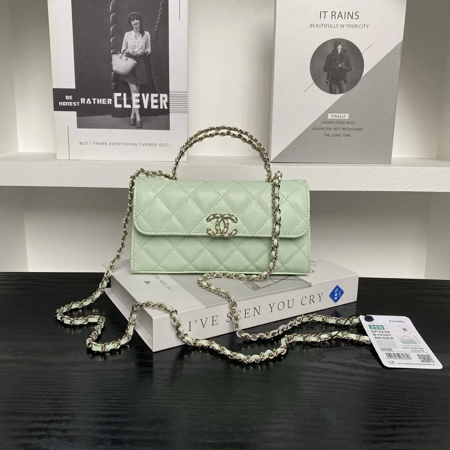 Chanel Quilted Long Handle Bag image 1