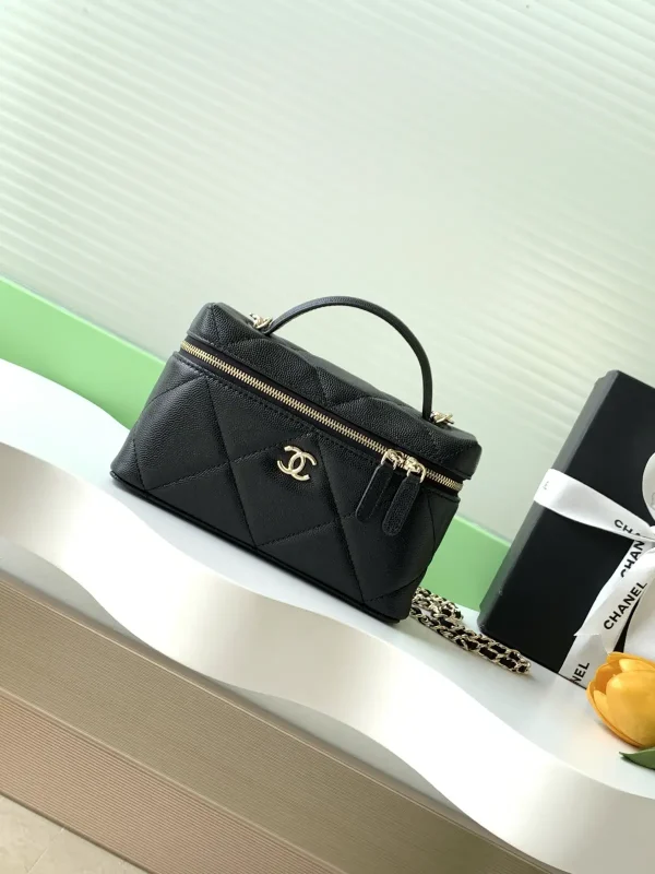 Chanel Quilted Top Handle Bag image 1