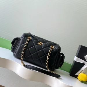 Chanel Quilted Bowling Bag image 1