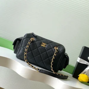 Chanel Quilted Bowling Bag image 1