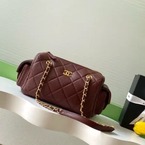 Chanel Quilted Bowling Bag image 1