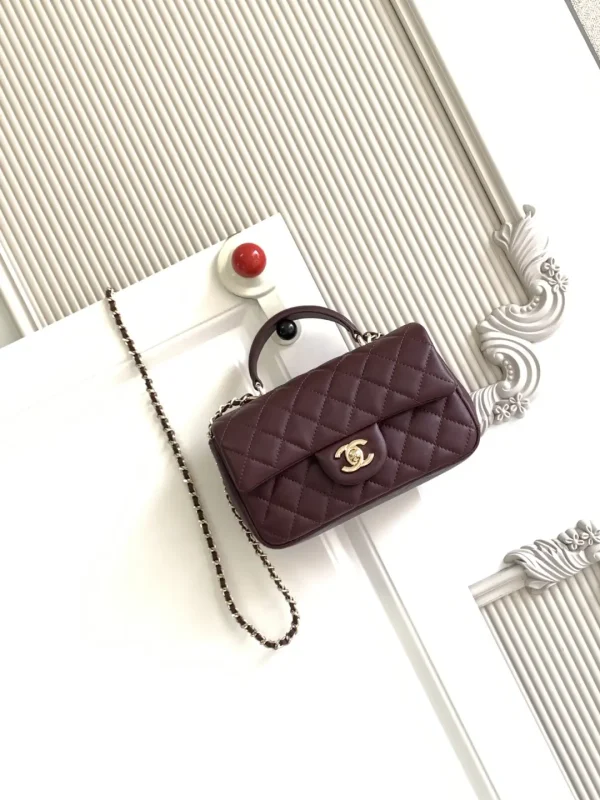 Chanel Quilted Mini Top Handle Bag image 1
