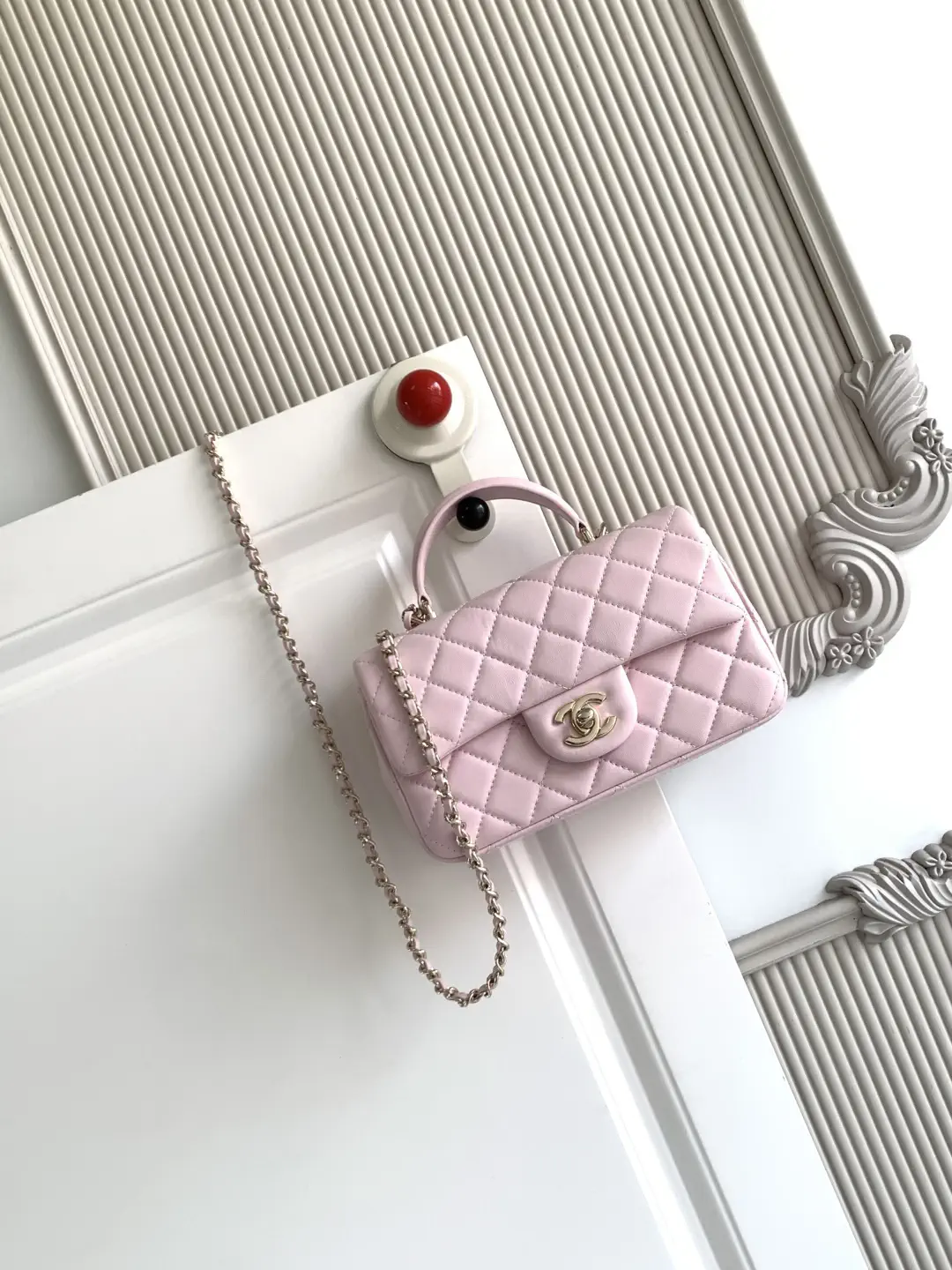Chanel Quilted Mini Top Handle Bag image 1