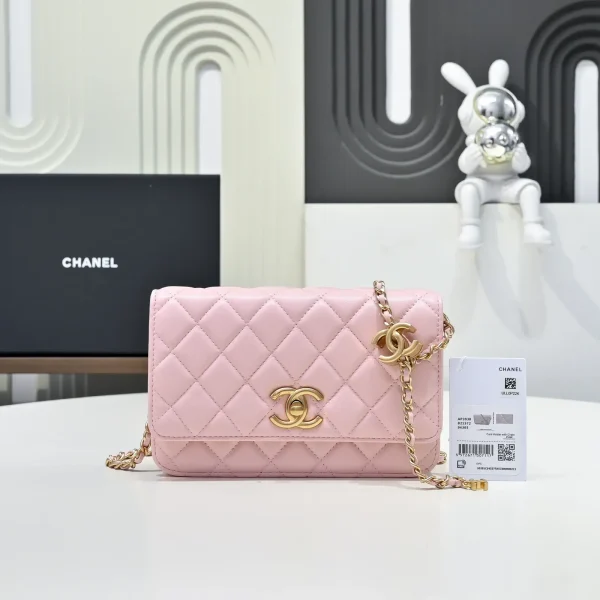 Chanel Quilted Chain Wallet with Adjustable CC Buckle image 1