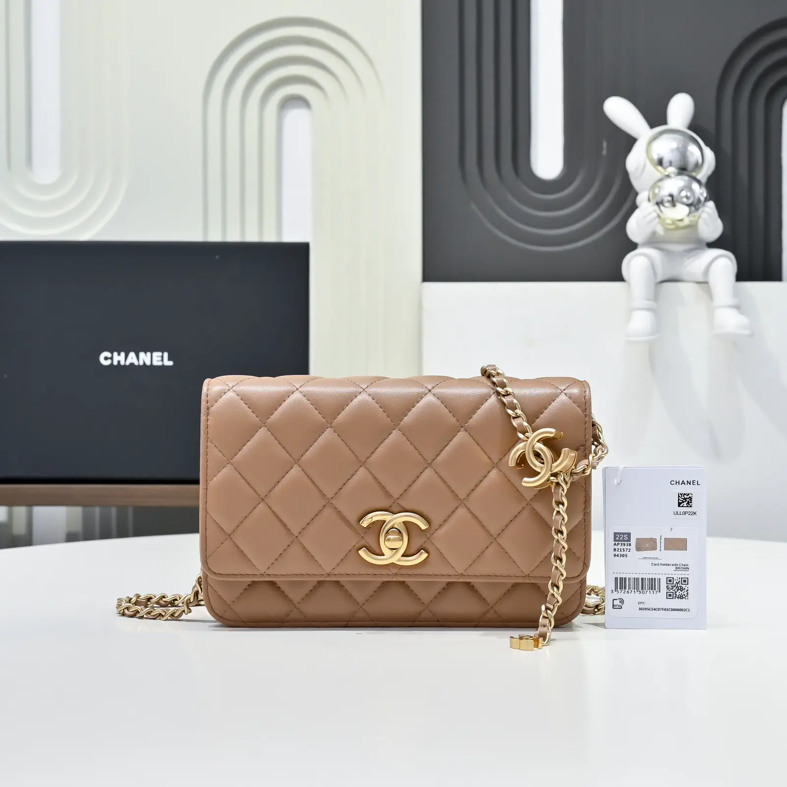 Chanel Quilted Flap Wallet on Chain with Adjustable CC Buckle image 1