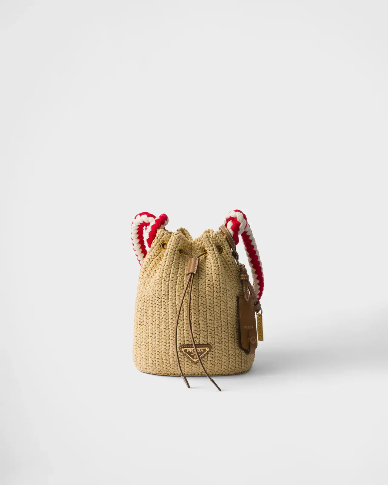 Prada Straw Bucket Bag image 1