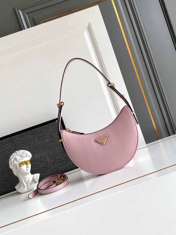 Prada Hobo Leather Shoulder Bag image 1