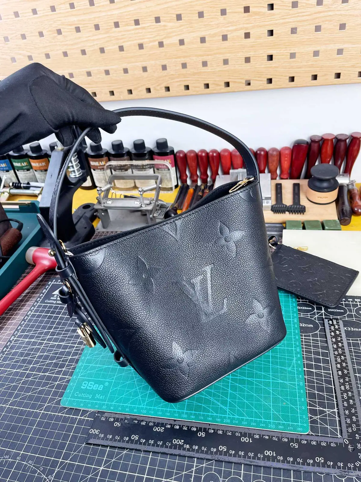 Gucci Monogram Bucket Bag image 1