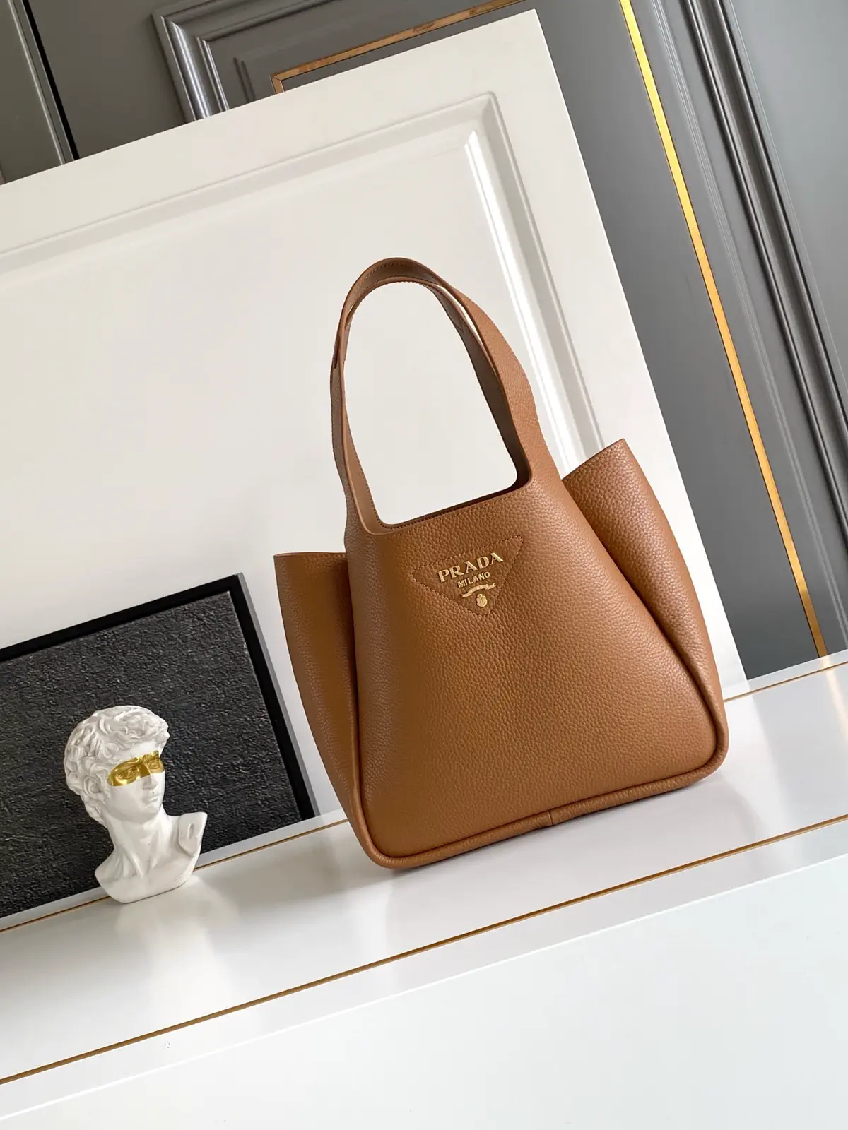 Prada Leather Tote Bag image 1