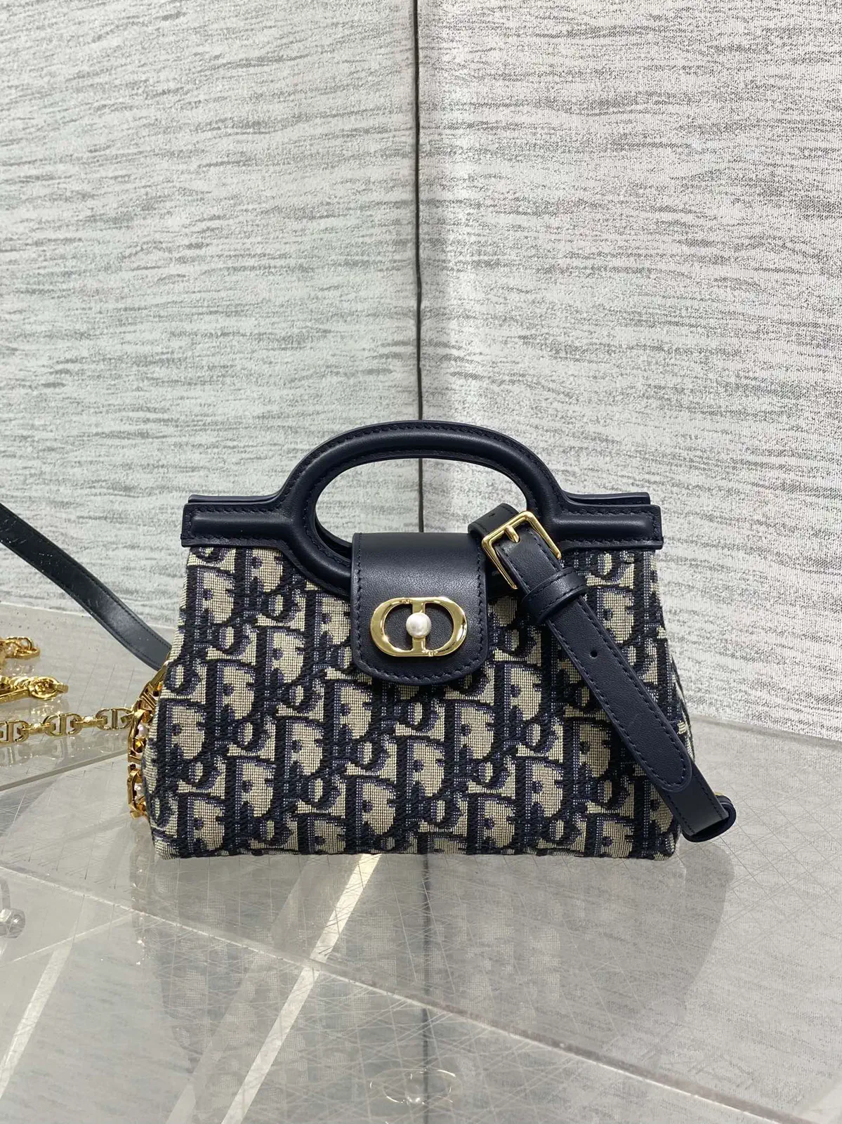 Dior Jolie Monogram Top Handle Bag image 1