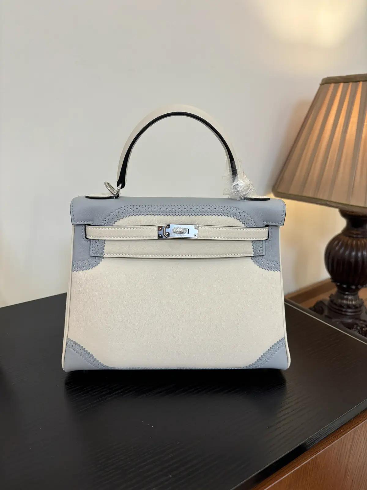 Hermès Two-Tone Top Handle Bag image 1