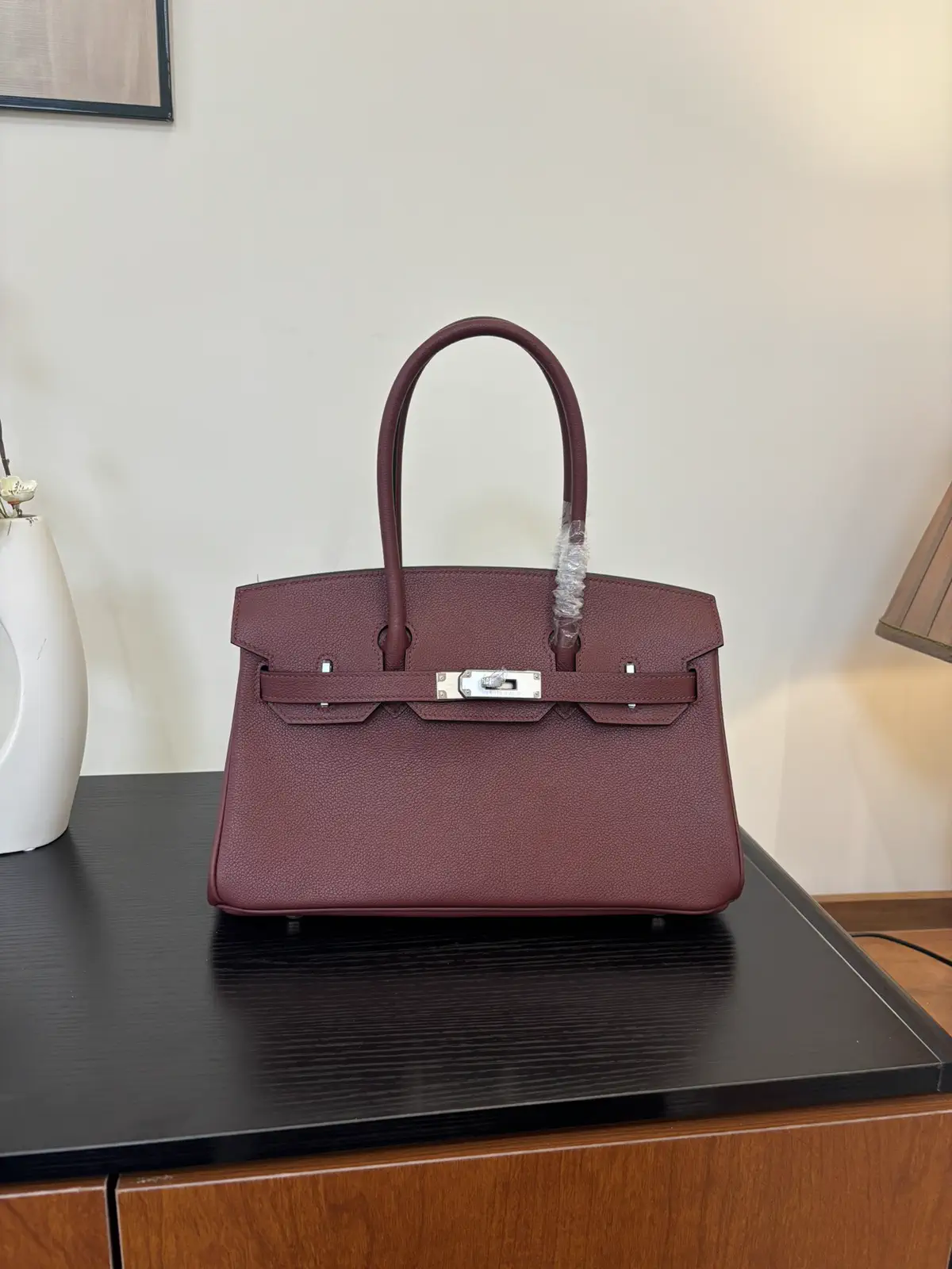 Hermès Evercolor Leather Top Handle Bag image 1