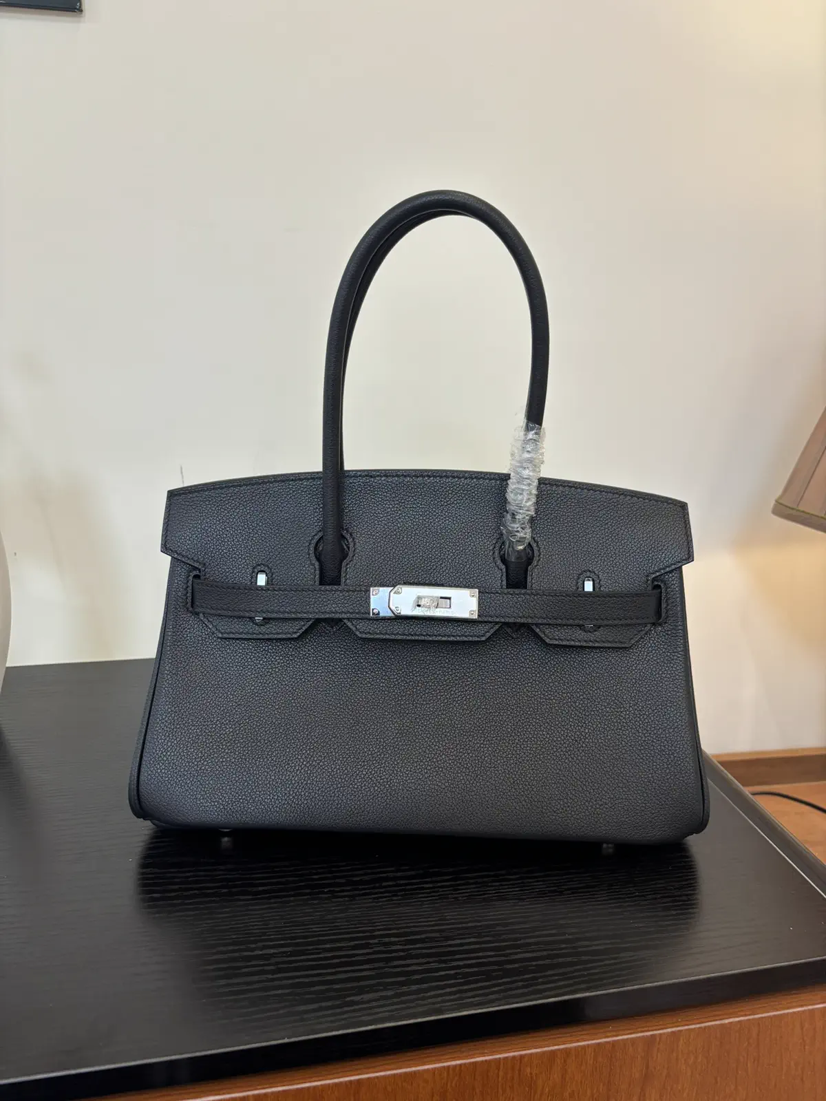 Hermès Black Top Handle Bag image 1