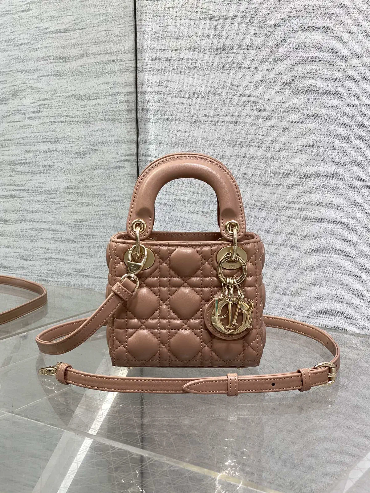 Dior Quilted Mini Top Handle Bag image 1