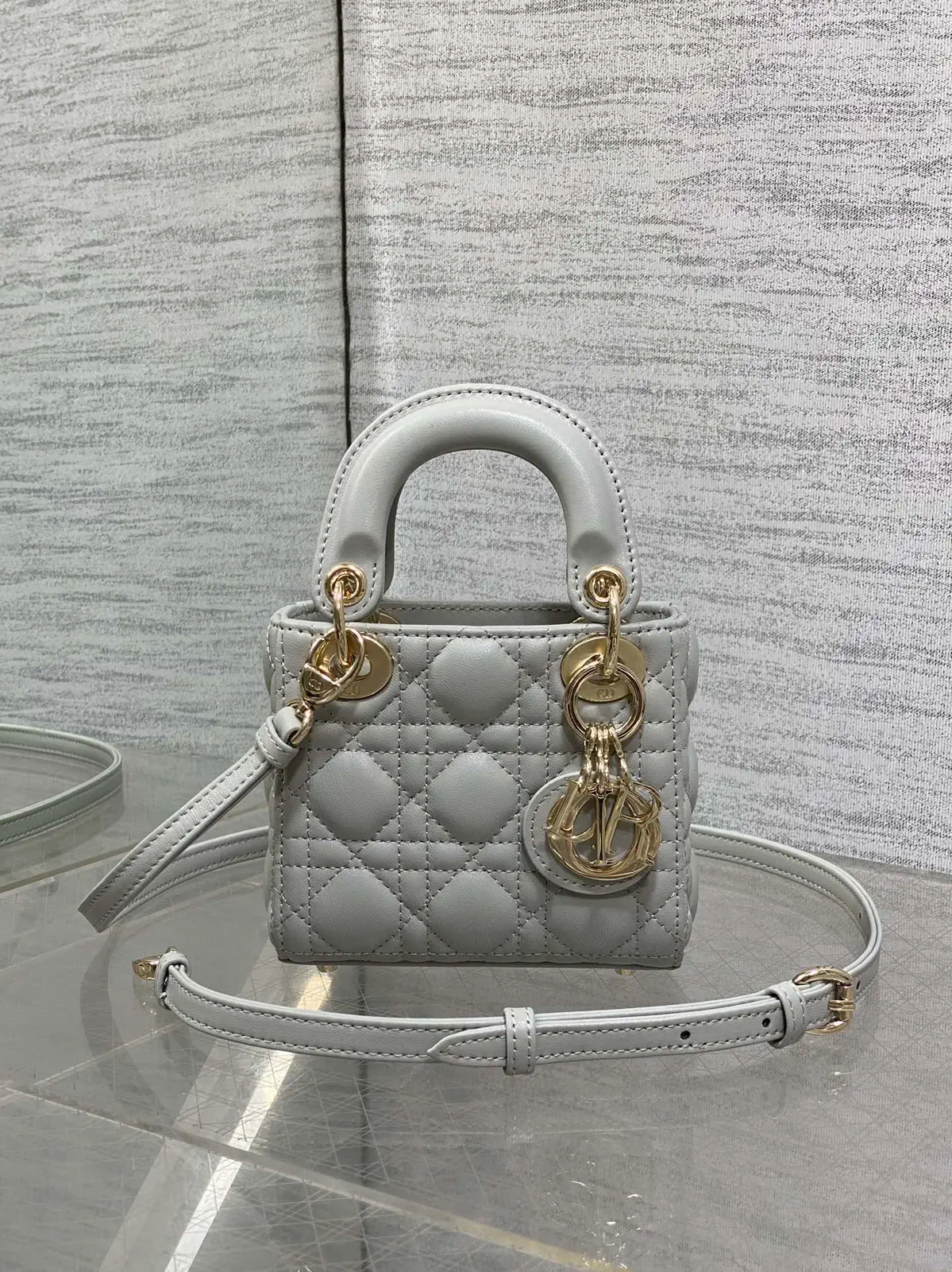 Dior Quilted Mini Top Handle Bag image 1