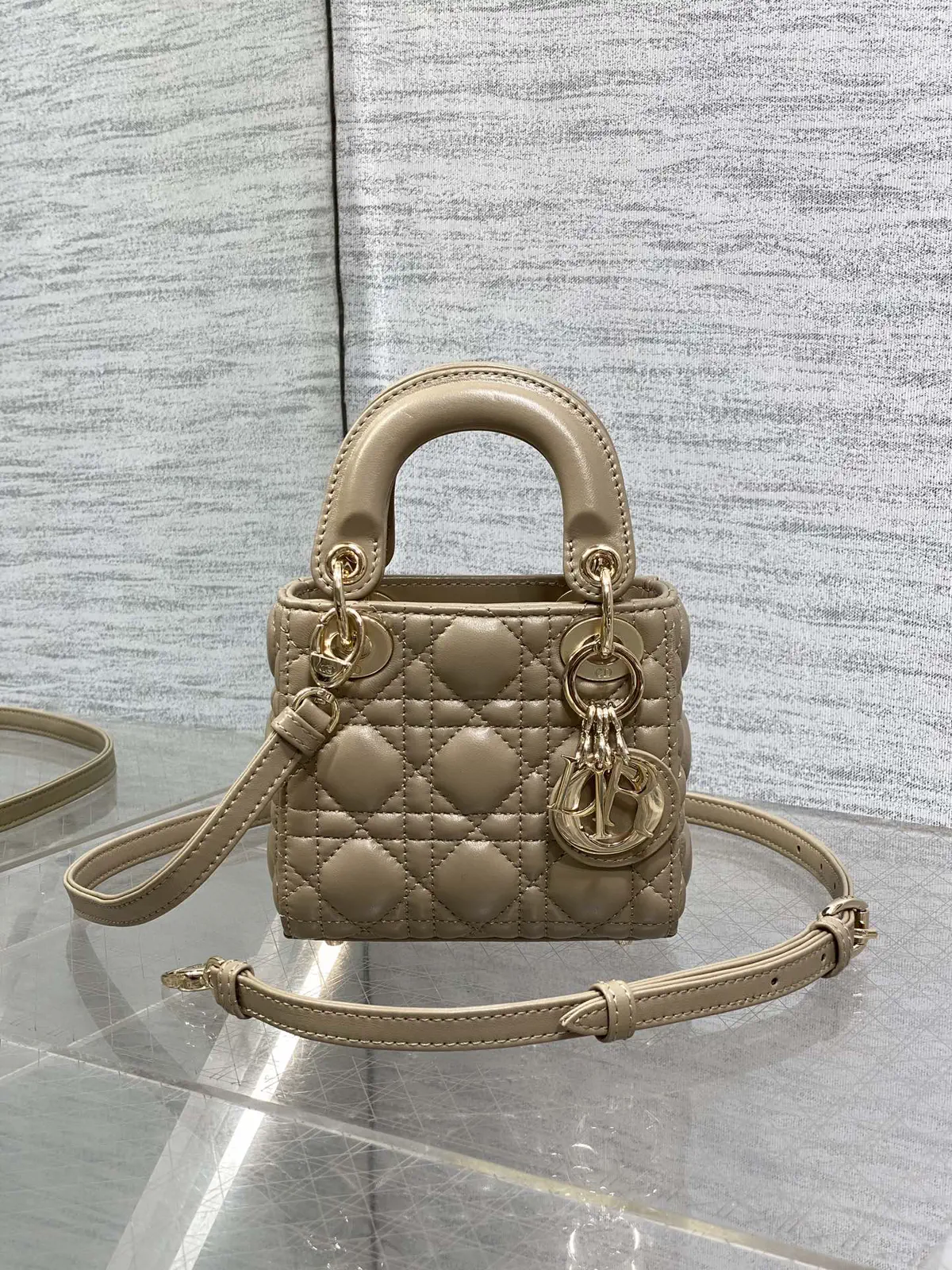 Dior Quilted Micro Top Handle Bag image 1