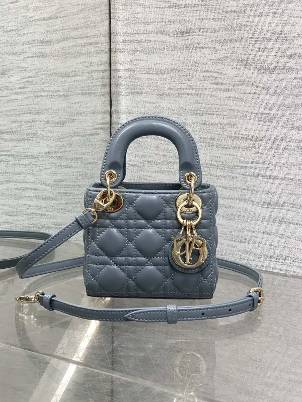 Dior Quilted Mini Top Handle Bag with Detachable Strap image 1