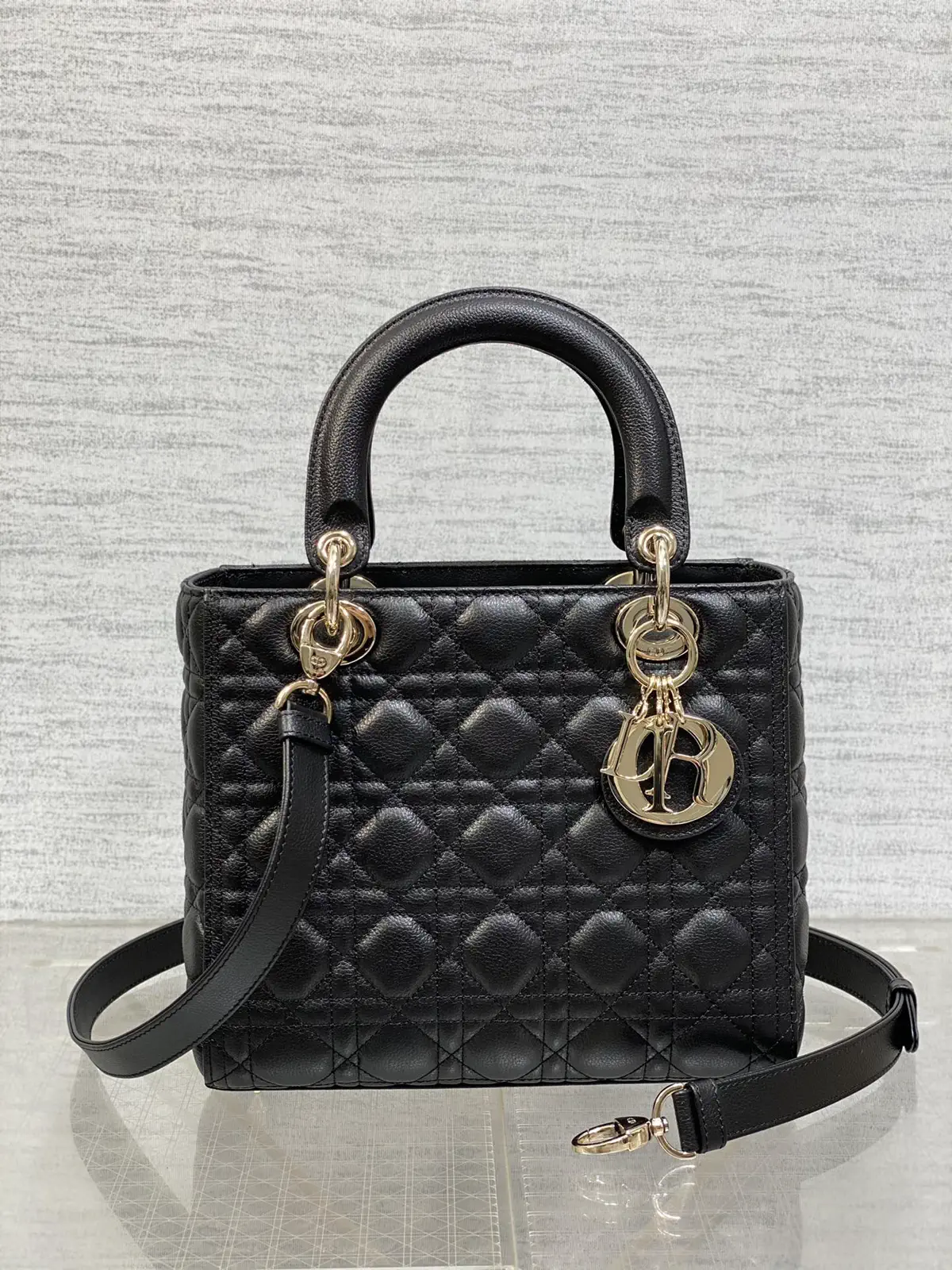 Dior Quilted Top Handle Bag image 1