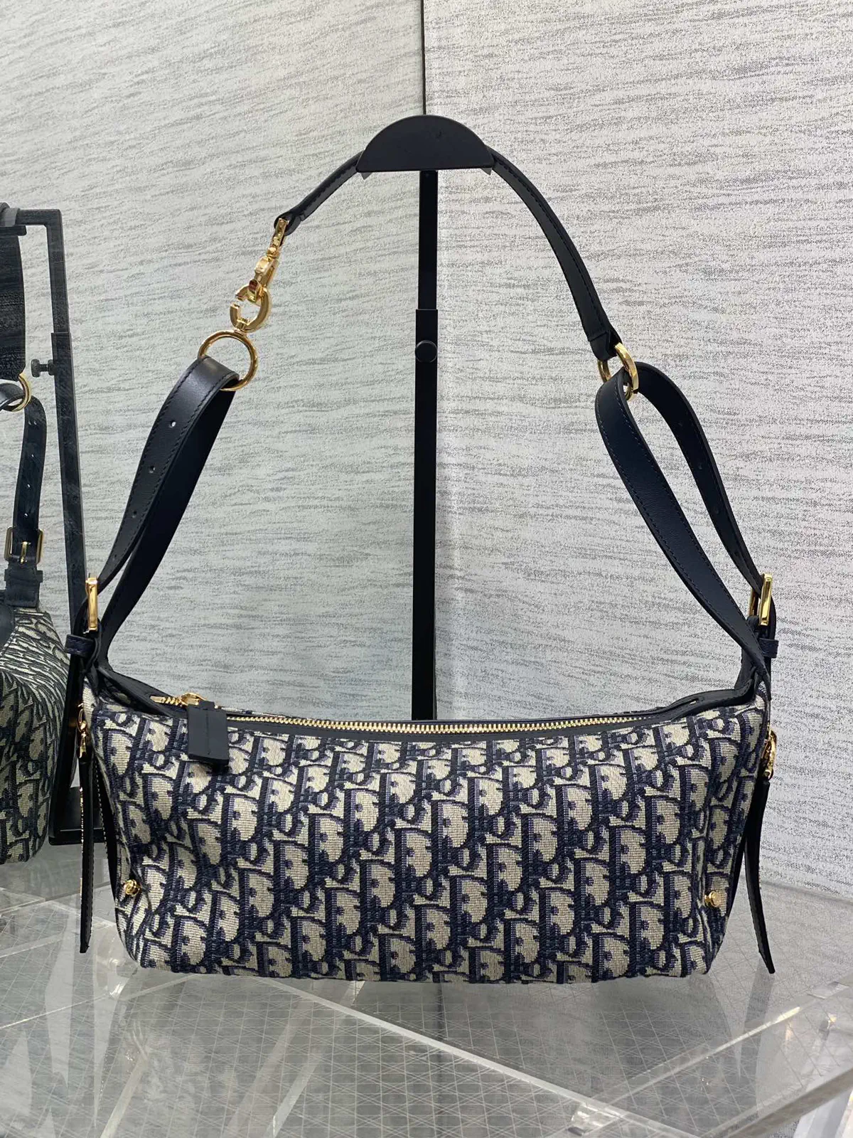 Dior Monogram Hobo Shoulder Bag image 1