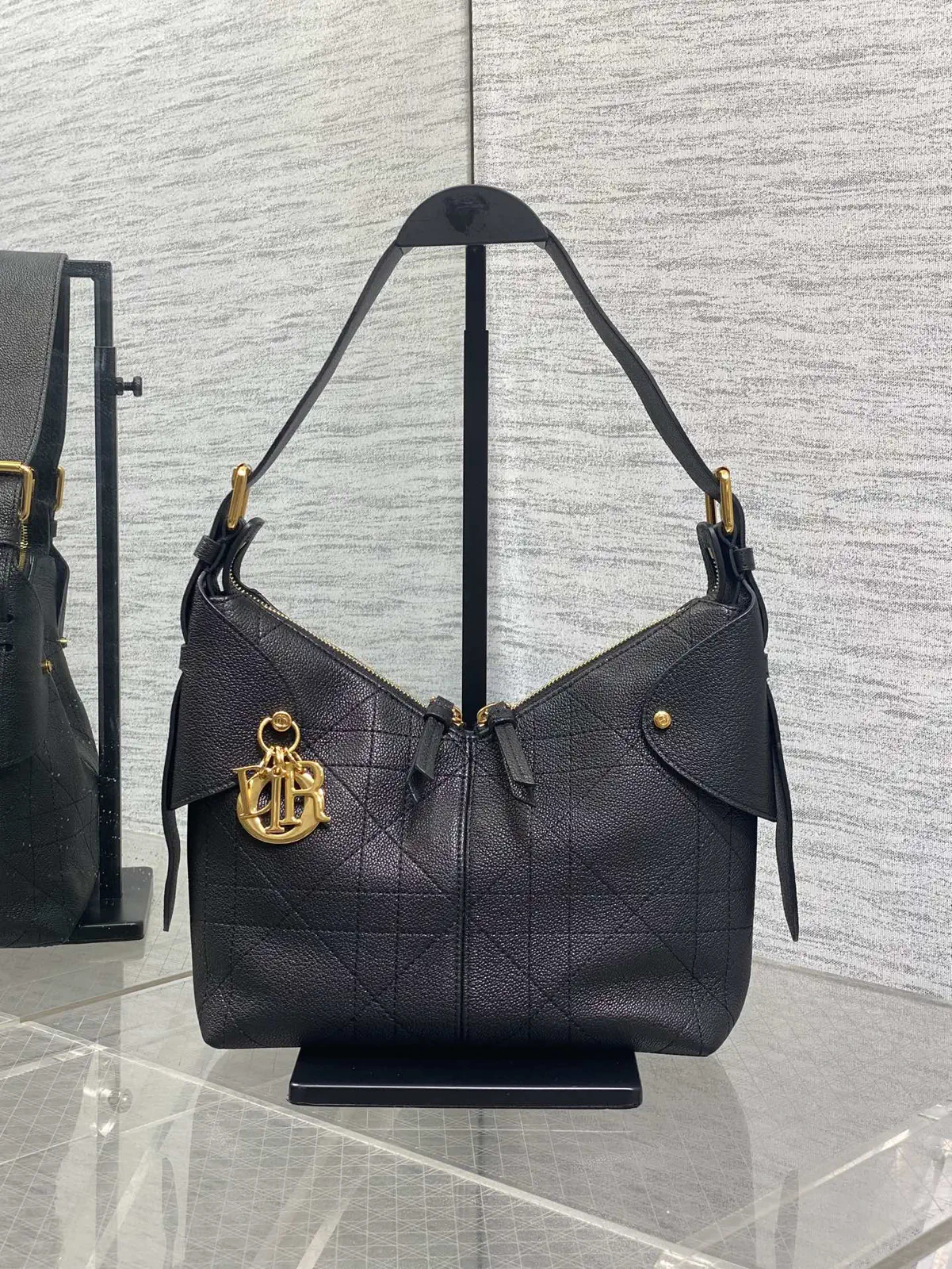 Dior Black Quilted Shoulder Bag image 1