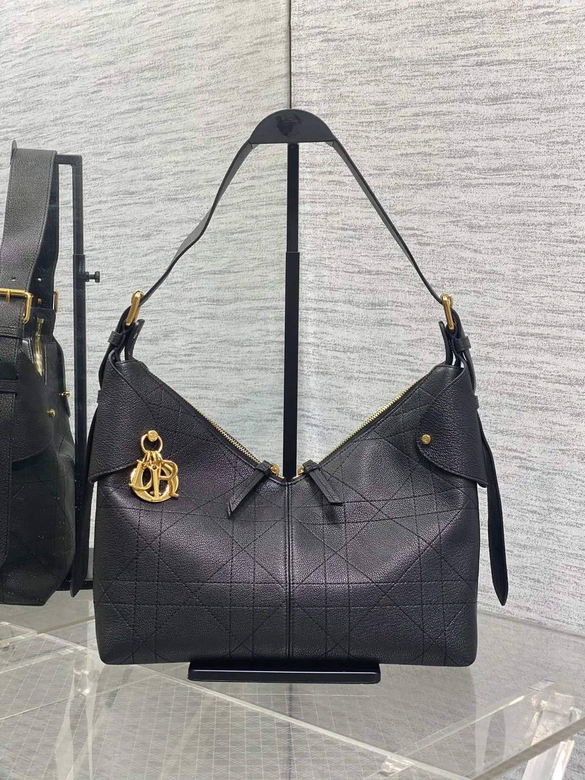Dior Black Quilted Shoulder Bag image 1