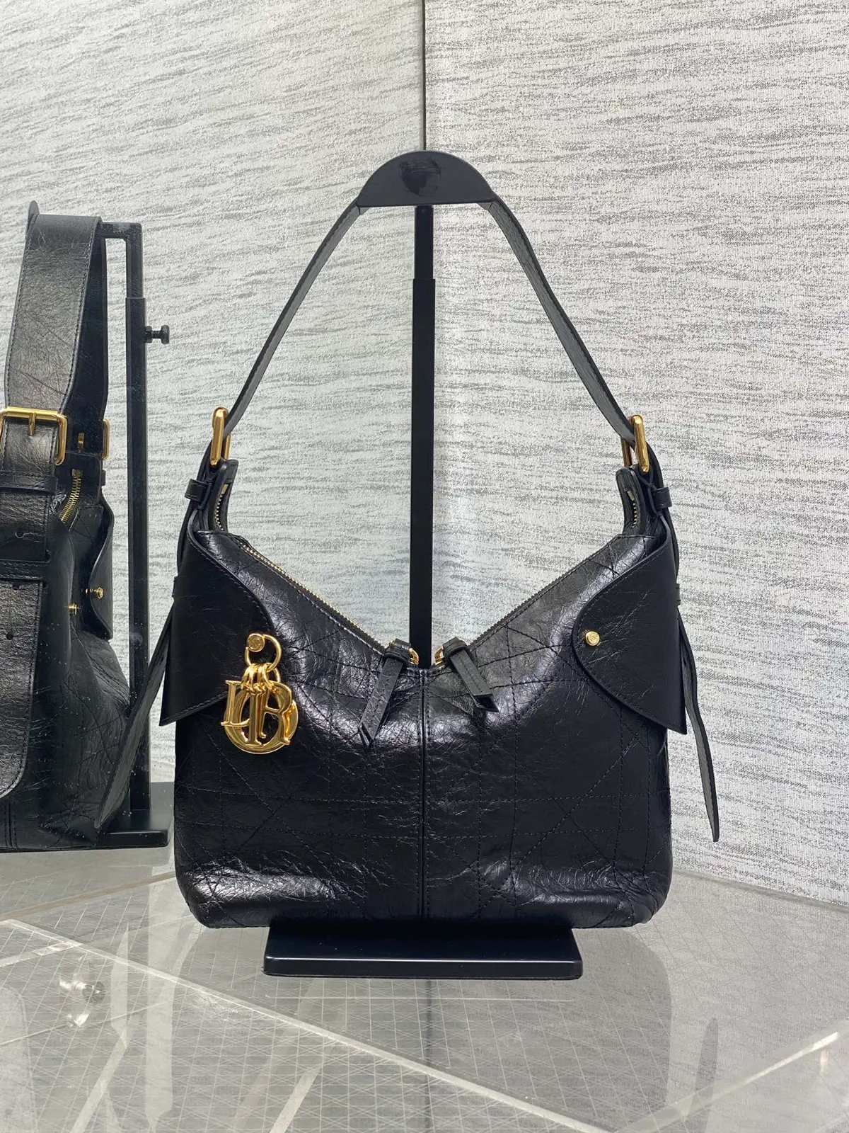 Dior Black Quilted Shoulder Bag image 1