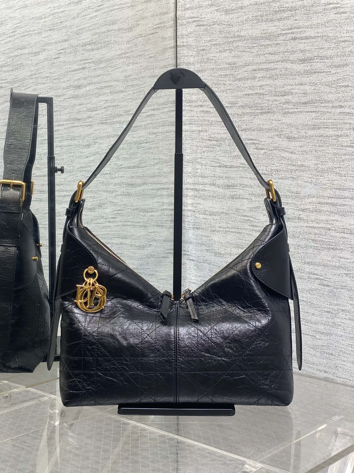 Dior Black Quilted Shoulder Bag image 1